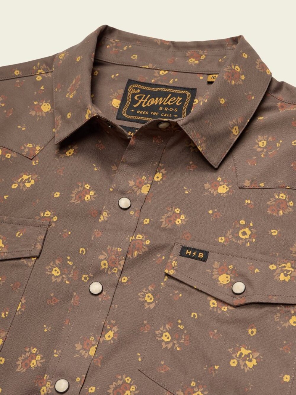 Howler Bros H Bar B Snapshirt - Bouquets : Morel (L)